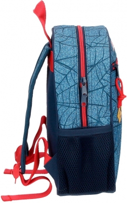 Ghiozdan gradinita baieti Spiderman Denim, Marvel